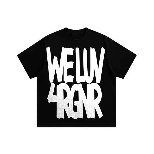 Luv 4RGNR Oversize Cropped T-Shirt