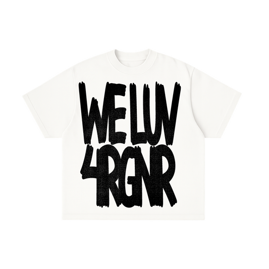 Luv 4RGNR Oversize Cropped T-Shirt